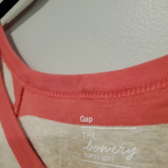 🔥Sale 2 for $15🔥Gap Bowery pink tan stripe ST - Picture 7 of 8